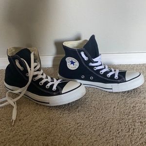 Black High Top Converse All Stars